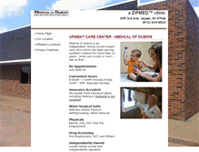 Tablet Screenshot of medicalofdubois.com